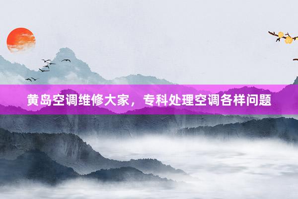 黄岛空调维修大家，专科处理空调各样问题